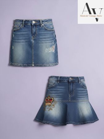 Stylish denim skirts