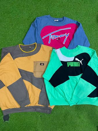 Pull sweatshirt mixte upcyclé