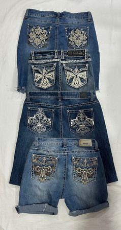 Y2K Mini Denim Short B # 150