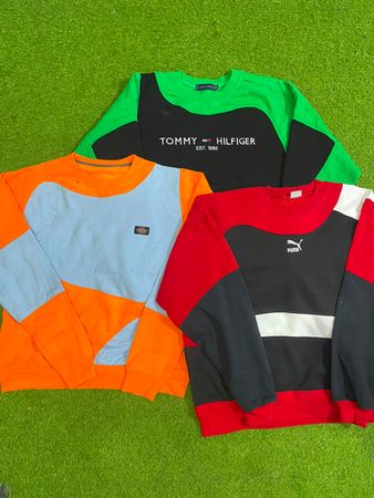 Sudadera de marca mélangée recyclée