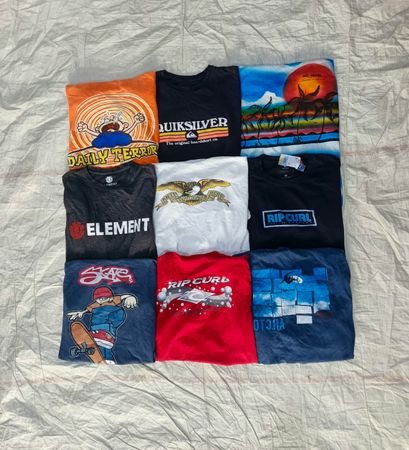 Surf, skate t shirts