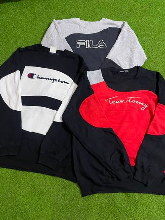 Pull en mélange de marques recyclé