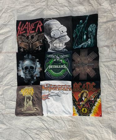 band, music t shirts