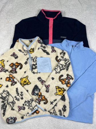 Mix branded fleece jacket