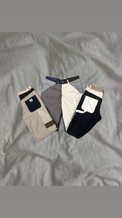 Upcycled Carhartt Panel Short