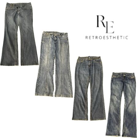 Y2K Paris Hilton Era Girl Denim Jean RE-3384