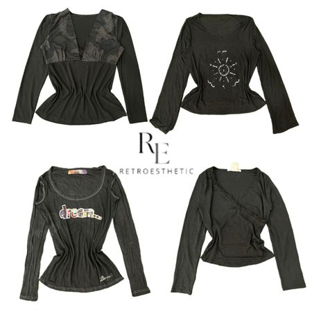 Y2K Cutesy Vibe Girl Full Sleeves Top RE-3390
