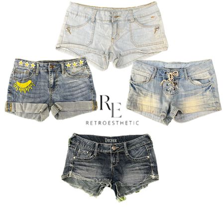 Y2K NYC IT GIRL DENIM SHORT RE-3392