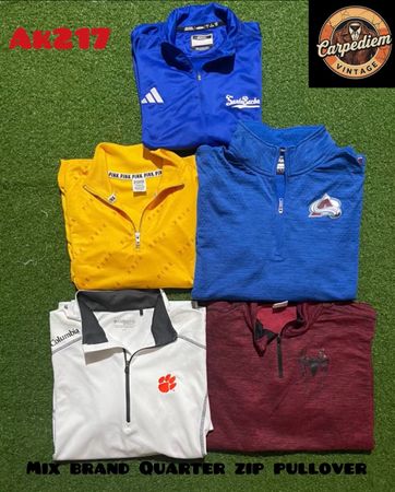 Mix branded Quarter zip pullover ak 217