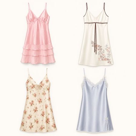 Y2k Fairycore Slip Dresses