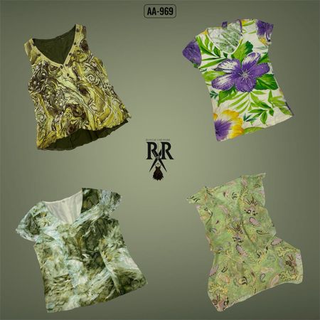 Y2K The Nature Vibe Mix Sleeveless Tops (AA-969)
