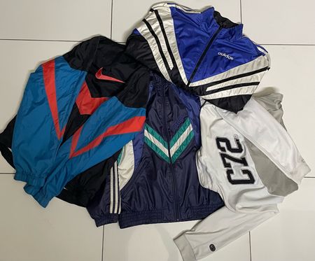 Nike and Adidas Track jackets