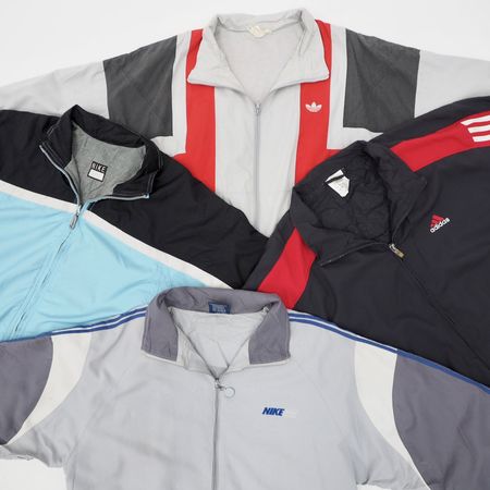 Nike Addidas mix track jackets