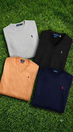 Ralph Lauren Round & V-Neck Sweaters