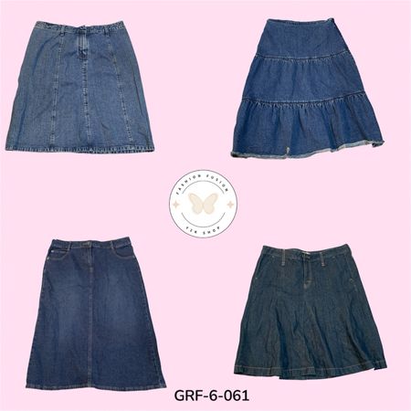Women’s Stylish Denim Maxi Skirt – Casual Long Jean Skirt Streetwear Style (GRF-6-061)