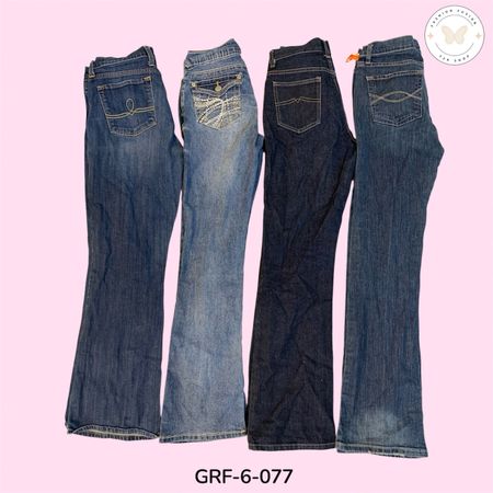 Classic Blue Flared Jeans – Body Sculpting Bell Bottom Fit (GRF-6-077)
