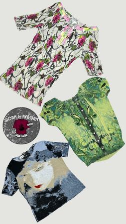 Y2k blouse 10 pieces WR1698