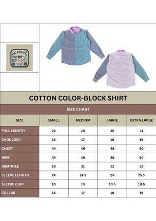Upcycled Panelled Button-Down Shirt