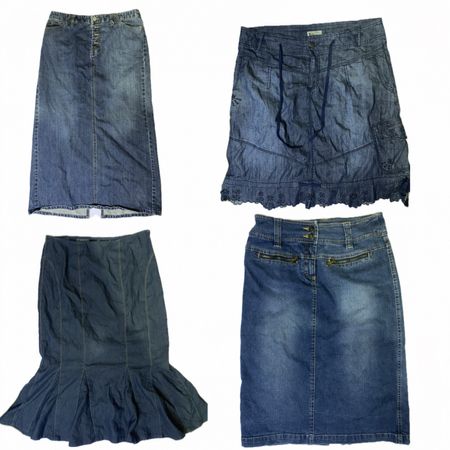 Carie bradshaw styled denim skirts (YC-006)