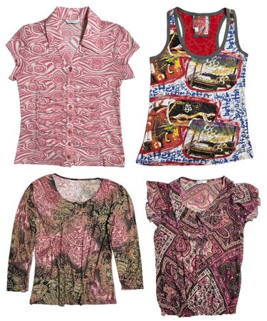 Y2K Pink Bohemian Tops: TT-280