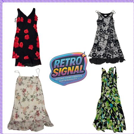 Y2K Romantic Floral Dresses (RS-311)