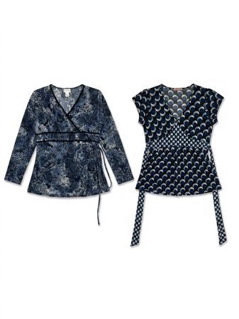 (FV-1650) Vintage Y2K Knit Tops Bundle | Crochet, Mesh, Boho Patterned Sweaters & Festival Fashion Wholesale