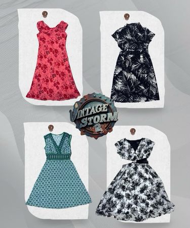Y2K Abstract Dresses