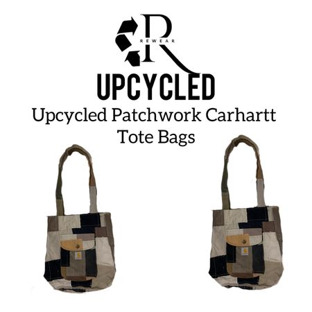 Upcycled Patchwork Carhartt Tote Bags
