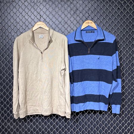 Mix branded quater zip sweater (fnc 193)