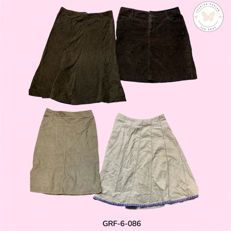 Vintage Style Wool Pleated Skirt – Elegant Winter Collection(GRF-6-086)