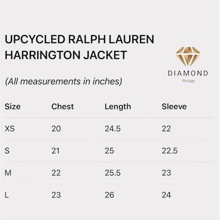 Upcycle Ralph Lauren Harrington Jacket (DV -06)