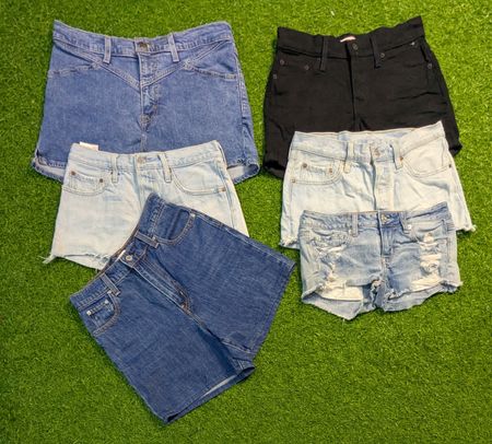 6173 - Levi's, American Eagle Denim Mini Shorts