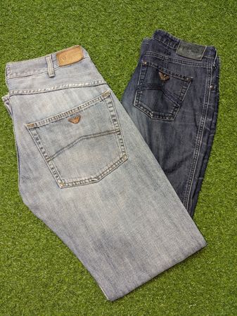 Armani vintage jeans luxury thrift find ✨