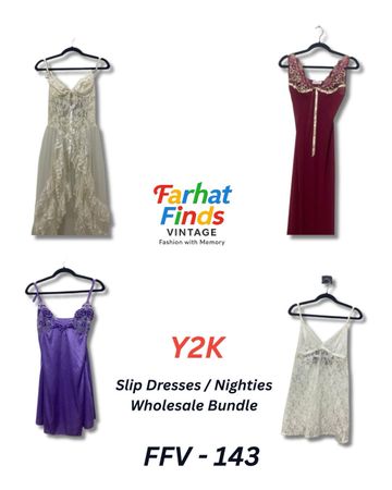 Y2K Slip Dresses / Nighties Wholesale Bundle ( FFV - 143 )
