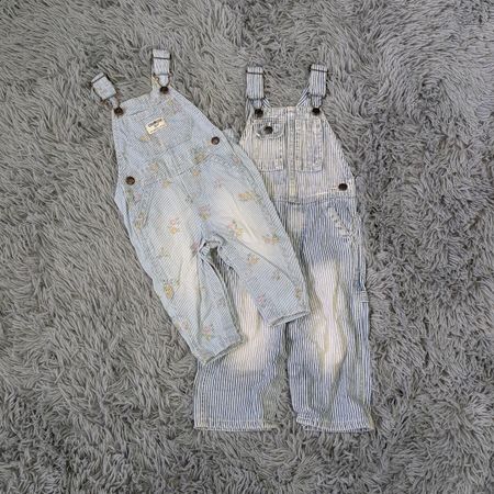 Vintage Kids Denim Overalls by OshKosh