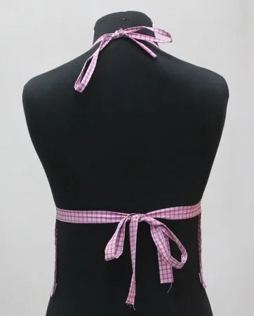 CR1834  upcycled halter top