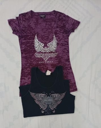 CR9066 Y2K HARLEY BABY TEES