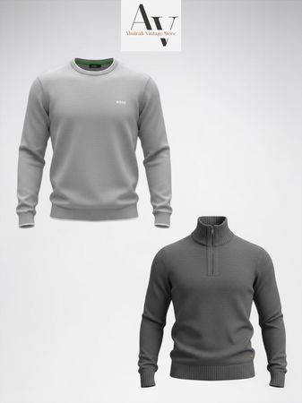 Boss sweater and sweatshirt