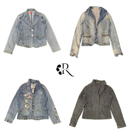 Y2K NYC IT Girl Denim Jacket RW 2127