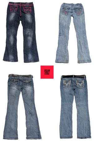 Y2K INSPIRED JEANS DESIGNER BRAND'S INCLUDED