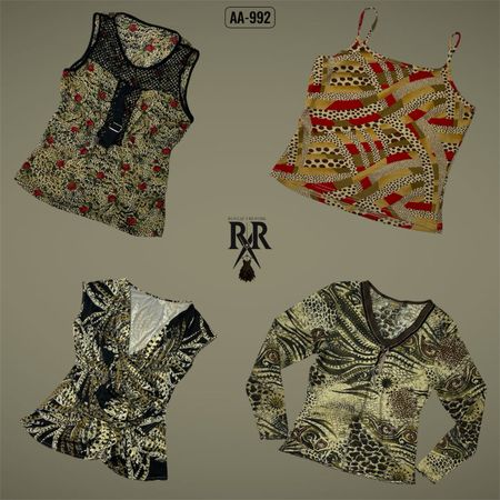 Y2K Animal Print Mix Tops (AA-992)