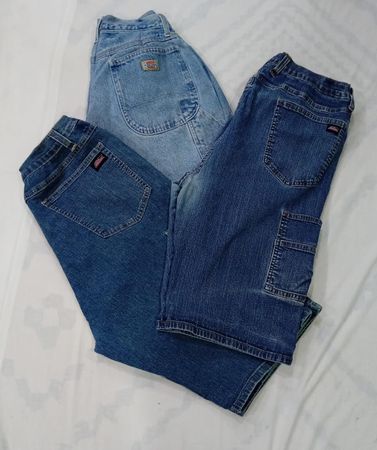 CR9075 UPCYCLED DICKIES BAGGY SHORTS