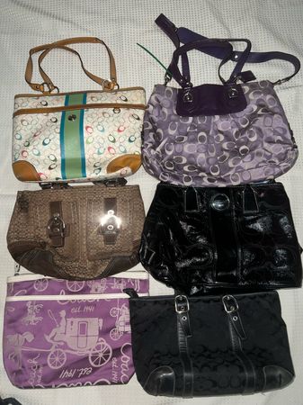 Coach hand bag