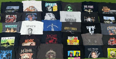 Vintage Music Printed T shirt 30 pcs