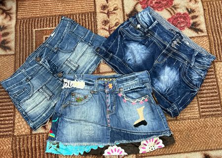 Y2k denim mini Skirts