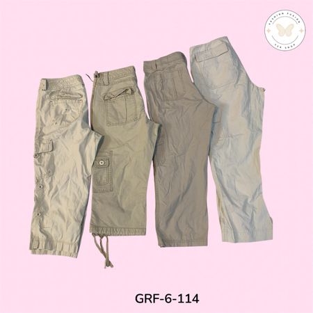 Multi-Pocket Cargo Pants | Stylish Casual Bottoms (GRF-6-114)