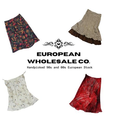 Y2K Vintage Women’s Skirts Bundle | Floral, Boho & Printed Mini/Midi Skirts Wholesale Lot (VWY 3)