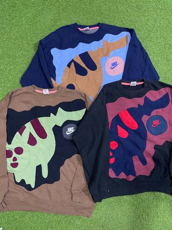 Upcycletes Nike Sweatshirt-Patchwork