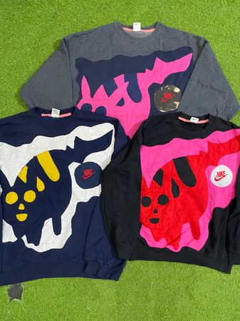 Upcycled Nike patchwork sweatshirt
