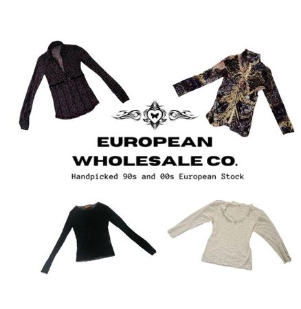 Y2K European Mesh Long sleep Tops (YWV34)